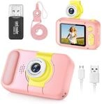ARNSSIEN Digitalkamera f&uuml;r Kinderkamera,180&deg;FlipKinderkamera mit 2,4" IPS | 1080P