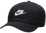 Nike FB5063-010 K NK Club Cap US CB FUT WSH Hat Unisex Black/White Gr&ouml;&szlig;e 1SIZE