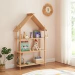 [en.casa] Kinderregal Hamar&oslash;y Standregal aus Bambus Kinderzimmerregal in...