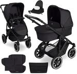 ABC Design Kinderwagen Salsa 5 Air Coal - 2in1 Kombi-Kinderwagen ab Geburt mit