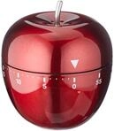 TFA Dostmann K&uuml;chentimer Apfel 38.1030.05 aus Edelstahl in Rot