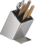 WMF Grand Gourmet Messerblock mit Messerset 6teilig, Messer Holzgriff, Made in