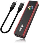 Akasa Vegas SSD Mate | M.2 SATA/NVME SSD auf USB 3.2 Gen 2 Aluminium-Geh&auml;use mit