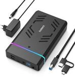 Inateck RGB 3.5 Zoll Festplattengeh&auml;use, USB 3.0 Externes Festplattengeh&auml;use f&uuml;r