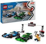LEGO City F1 Startaufstellung mit VCARB und Sauber Rennautos (60474)