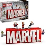 LEGO | Marvel: MARVEL Logo & Minifiguren - Sammlerst&uuml;ck inkl. Hulk, Thor, Iron Man,