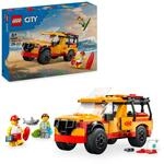 LEGO City Lifeguard Beach Rescue Truck Toy with 2 Minifigures and a Shark...