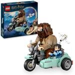 LEGO Harry Potter Hagrids und Harrys Motorradtour &ndash; Spielzeug mit Motorrad,