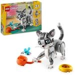 LEGO Creator 3in1 Graue Katze - Tierfigur umbaubar in Taube oder EIN Hund - Kreatives