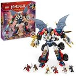 LEGO NINJAGO 4in1 Zanes Ultra-Kombi-Mech - Spielzeug mit Auto Modell - Umbaubar in