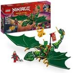 LEGO NINJAGO Lloyds gr&uuml;ner Walddrache - Spielzeug Drache mit 2 Minifiguren -