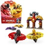 LEGO NINJAGO Drachen-Spinjitzu Battle Pack mit 2 Minifiguren - Ninja Spielzeug mit
