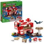 LEGO Minecraft Das Pilzkuh-Haus - Gaming Spielzeug mit Steve Figur, Mobs, einem
