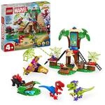 LEGO Marvel Showdown am Baumhaus: Spidey-Rex vs. Gobby-Raptor, BAU- und Spielset mit