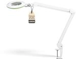Lumeno Lambda M Lupenleuchte, dimmbar mit kristallklarer 127 mm Glaslinse,...