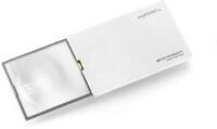 Eschenbach Optik easyPOCKET Lupe mit 6X-Vergr&ouml;&szlig;erung und LED-Beleuchtung in Wei&szlig; -