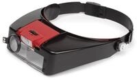 Velleman Kopflupe, mit LED-Beleuchtung, Vergr&ouml;&szlig;erung 1.8X/2.3X/3.3X, mit