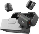 DJI Mic Mini (2 Sender, 1 Empf&auml;nger, Ladeschale), Kabelloses Lavalier Mikrofon,