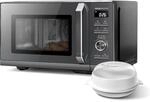 Toshiba MW3-AC26SFI(MG) Mikrowelle mit Grill und Hei&szlig;luft 6-in-1 Mikrowellenherd mit