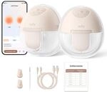 eufy Security Tragbare Milchpumpe E10, Hands-Free Elektr. Milchpumpe m. App