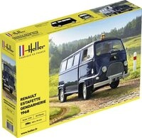 Heller 80742 Starter Kit Renaut Estafette Gendarmerie 1/24, Grau