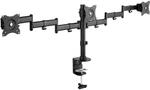 InLine 23104B Tischhalterung, f&uuml;r 3x TFT/LCD/LED bis 68cm (27"), max. 3x8kg