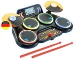 VTech Kidi DJ Drums &ndash; Elektronisches Schlagzeug mit Leuchteffekten und Lernmodus