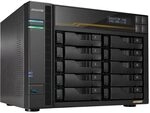 Asustor Lockerstor 10 Gen3 AS6810T 10 Bay NAS Netzwerkspeicher, AMD Ryzen Quad-Core