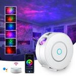 SUPPOU LED WIFI Sternenhimmel Projektor, Smart Nachtlicht 3D Galaxy Sternenprojektor