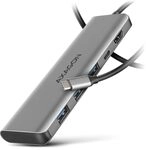 AXAGON HMC-5H USB-C 3.2 Gen 1 hub, 3X USB-A, 4K HDMI, PD 100W - Silber