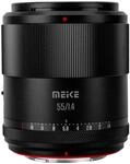 Meike 55mm F1.4 Autofokus gro&szlig;e Blende STM Schrittmotor APS-C Portrait Objektiv