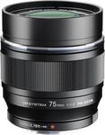 OM SYSTEM M.Zuiko Digital ED 75mm F1.8 &ndash; Lichtstarkes Objektiv f&uuml;r