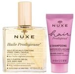 Nuxe Huile Prodigieuse 100 ml + Hair Prodigieux Le Shampoo Brillance Miroir 30 ml