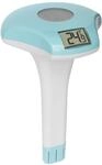 TFA Dostmann Digitales Solar Poolthermometer 30.2033.20, Befestigungsleine 1 m,