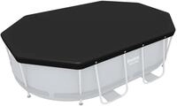 Bestway PVC-Abdeckplane 305 x 184 cm, schwarz, oval