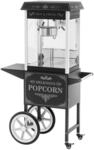 Royal Catering Popcornmaschine mit Wagen Retro-Design 1500 W 195/235 &deg;C 2