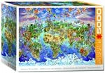 Eurographics World Wonders 5000 Puzzle von Maria Ravinky