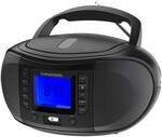 GRUNDIG GRB 3500 tragbare Radio Boombox mit Bluetooth, integrierter CD-Player,...