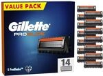 Gillette ProGlide Rasierklingen f&uuml;r Rasierer, 14 Ersatzklingen f&uuml;r Nassrasierer