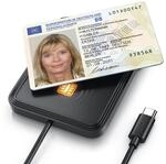 CSL - USB C Chipkartenleser mit NFC - SmartCard Reader - SIM Kartenleseger&auml;t - ISO