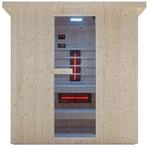 SANOTECHNIK Au&szlig;ensauna LAHTI &ndash; Sauna & Infrarotkabine f&uuml;r 5&ndash;6 Personen