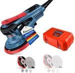 FANZWORK B&uuml;rstenloser Exzenterschleifer HG0024 350W /5mm Hub(125/150mm set) |...