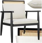 tectake&reg; Lounge Sessel, Stuhl mit Wiener Geflecht Dekoration, Cocktailsessel...