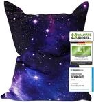Lumaland Riesen-Sitzsack XXL 140x180 cm Special Edition | Wasserfestes Indoor &