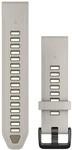 Garmin QuickFit, 20 mm, nebelgrau/Dunkles Sndstn Silikonband