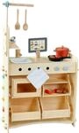 HABA Creative Play 3 in 1 - Spielk&uuml;che, Kaufladen & Werkstatt f&uuml;r Kinder ab 3