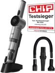 LEBENLANG Handstaubsauger Akku TESTSIEGER - Dual-Filter & Li-Ion I Inkl. Ladestation