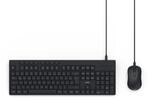 Hama Tastatur Maus Set CKM-200 (USB Tastatur, USB Maus, ergonomisches Tippgef&uuml;hl,