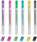 Legami GGP0001 - Set mit 6 Mini-Gelstiften, Glitzer, 0,8 x 10,8 cm, Shine Like