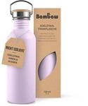 Bambaw Trinkflasche Edelstahl 750ml, Nicht-isolierte Trinkflasche Lila, Wasserflasche